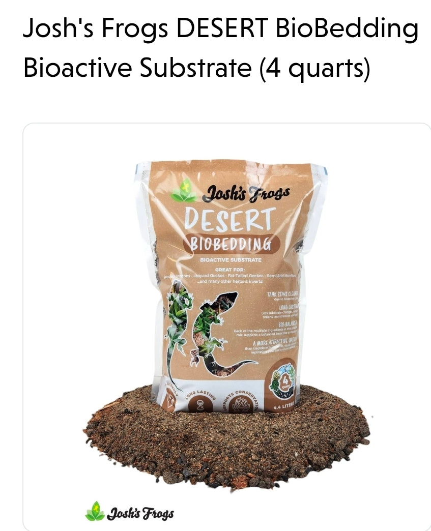 Desert BioBedding Bioactive Substrate