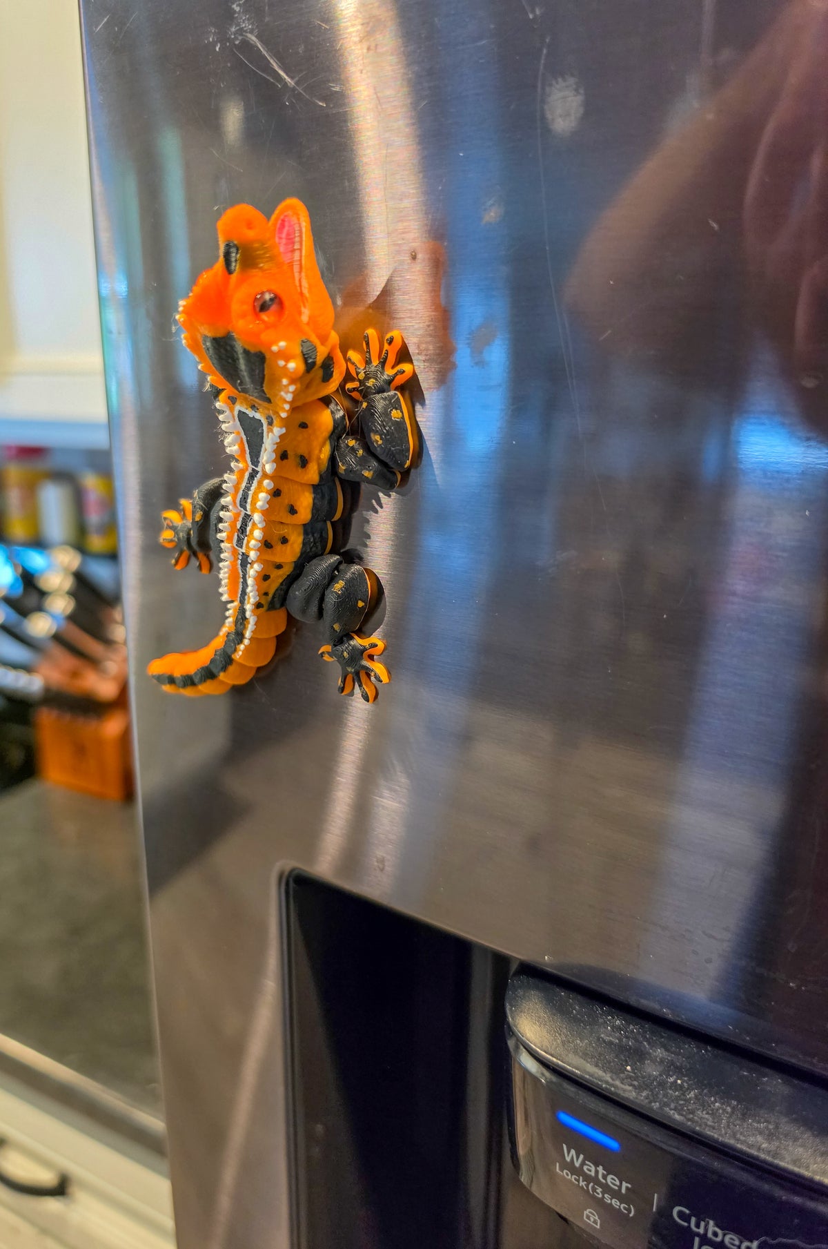 Halloween Harlequin Crested Gecko