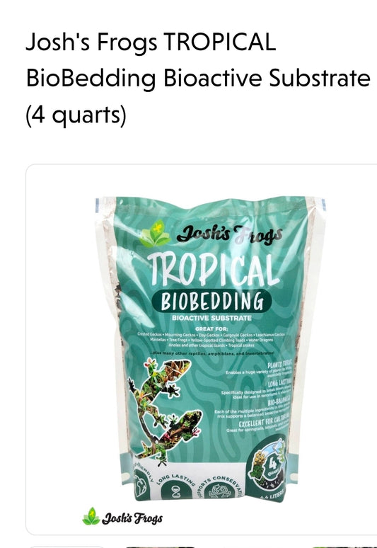 Tropical BioBedding Bioactive Substrate (4 qt)