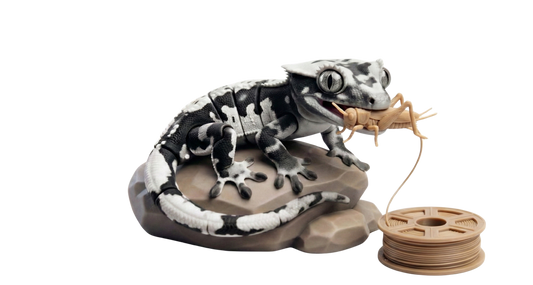 3d printed crested gecko Sticker