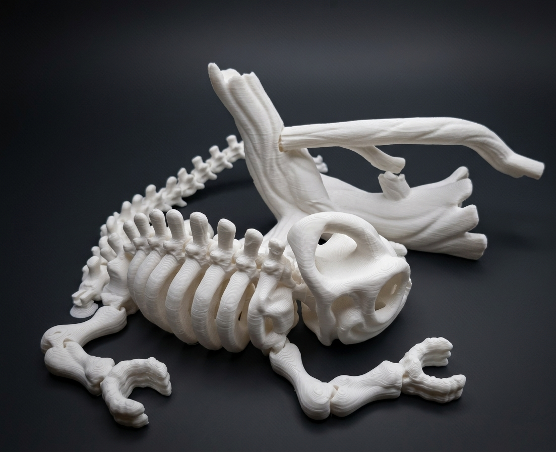 Chameleon Skeleton | Paint Your Own Series