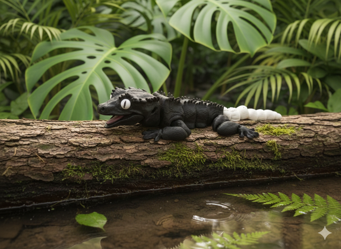 "Obsidian Phantom" (keychain, 6", and 10")