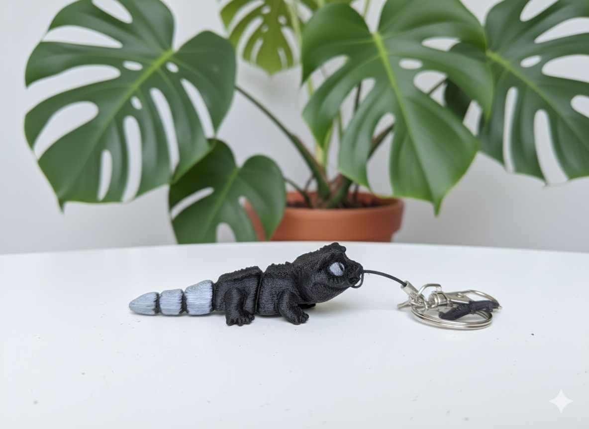 "Obsidian Phantom" (keychain, 6", and 10")
