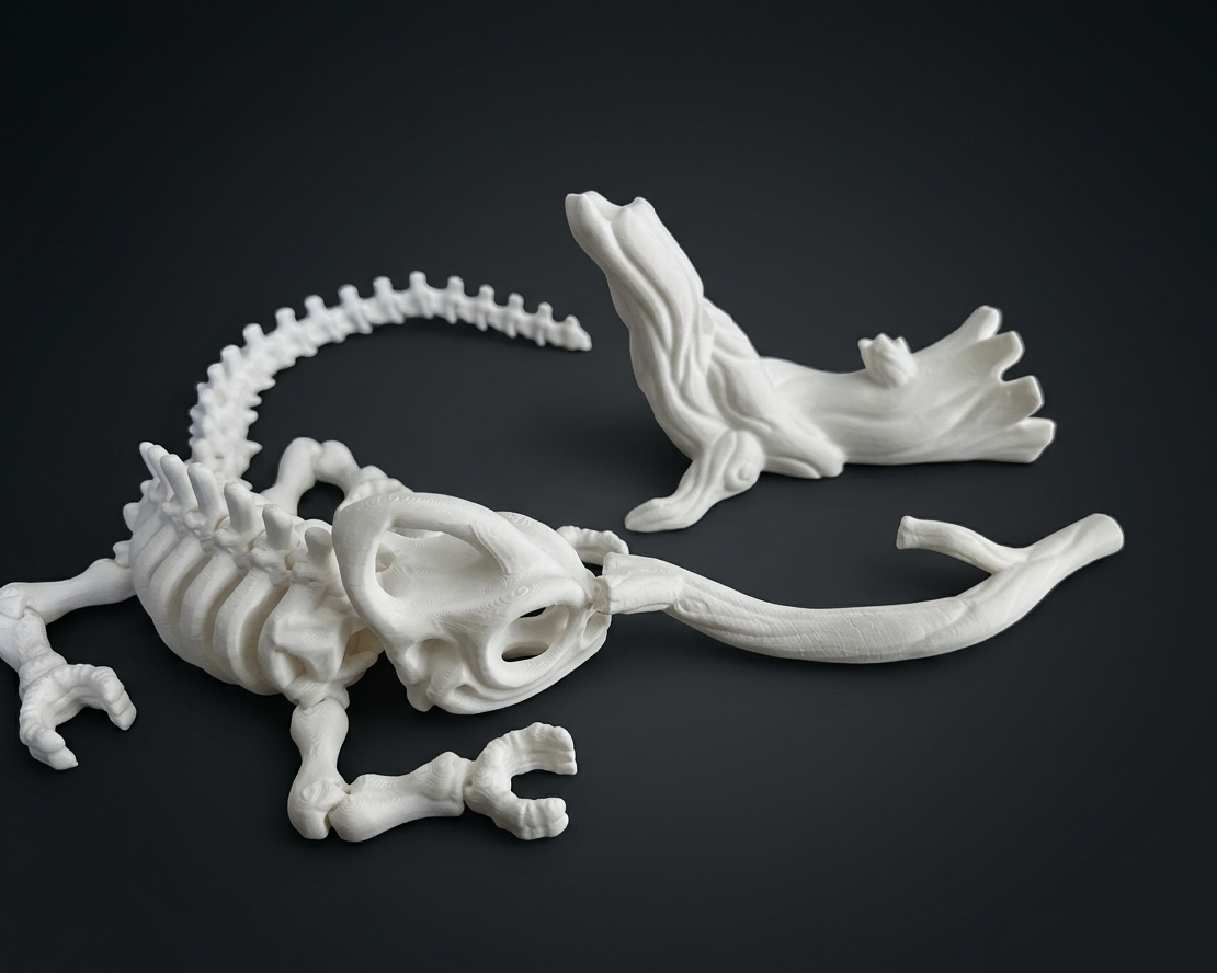 Chameleon Skeleton | Paint Your Own Series