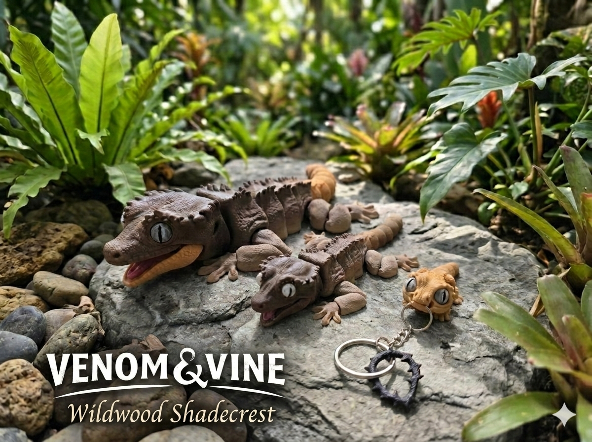 Crested Gecko / "Wildwood Shadecrest"