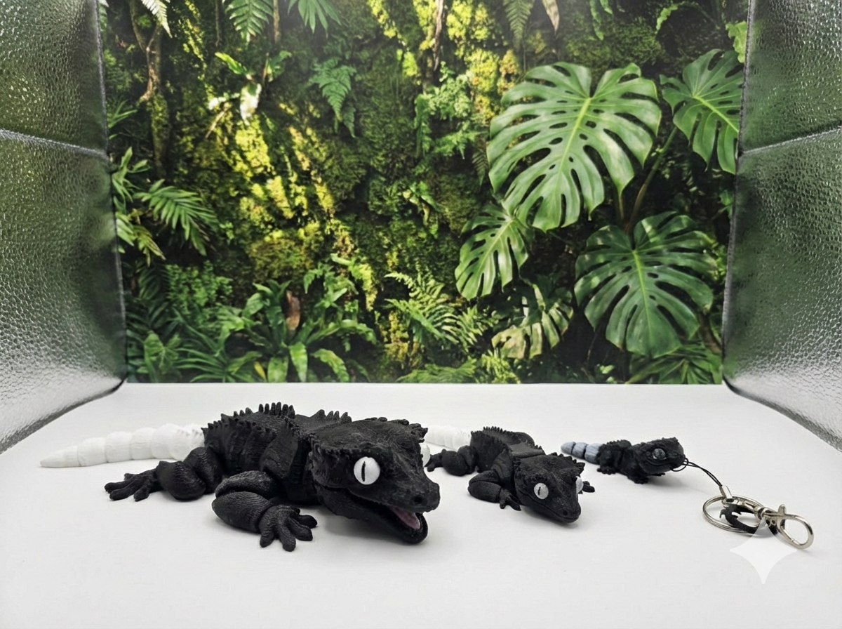 "Obsidian Phantom" (keychain, 6", and 10")